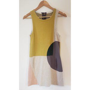 Abstract geometric tank dress
